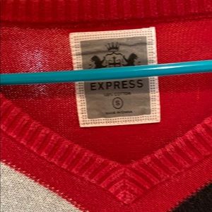 Express men’s small 100% cotton v-neck sweater